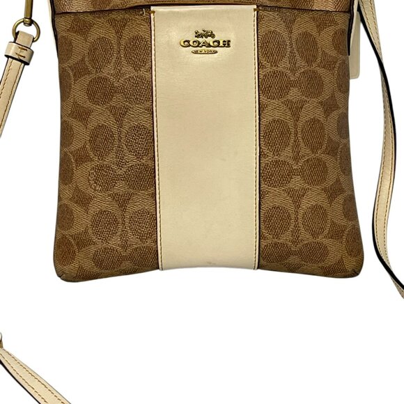 Coach Kitt Messenger Crossbody In Colorblock Signature Canvas - Picture 2 of 12